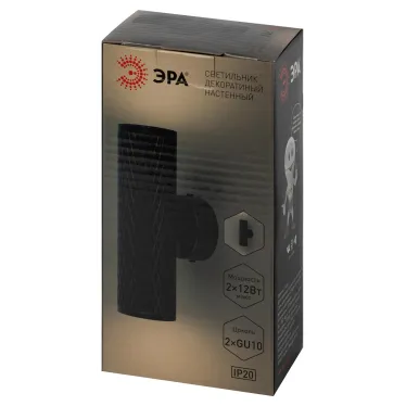 Подсветка декоративная WL46 BK MR16 GU10 12Вт черный IP20 для интерьера стен фасадов зданий