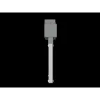 Световой указатель аварийного освещения BS-NEXTRINO-71-S1-INEXI3 Gray | a15512 | Белый свет