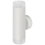 Светильник настенный WL50 WH/TR 2*GU10 2*12Вт IP20 белый, прозрачный