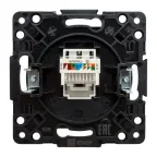 Стокгольм Механизм Розетки RJ-45 1-местной черный