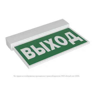 Световой указатель аварийного освещения BS-KURS-10-S1-BSE5 | a22242 | Белый свет