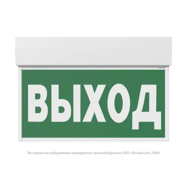 Световой указатель аварийного освещения BS-KURS-10-S1-BSE5 | a22242 | Белый свет