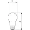 Лампа накаливания ЛОН Stan 40W E27 230V A55 CL 1CT/12X10 | 926000000885 | PHILIPS