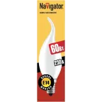 Лампа накаливания ЛОН 60Вт Е14 230В NI-FC-60-230-E14-FR | 94335 | Navigator