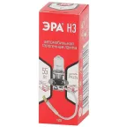 Лампа автомобильная галогенная Н3 12V 55W PK22s (лампа головного света, противотуманные огни) | Б0036774 | ЭРА