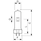 Лампа архитектурная/сценическая MSR 575/2 10H 1CT/4 | 928171605115 | PHILIPS