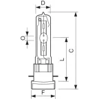 Лампа металлогалогенная MSR Gold 300/2 MiniFastFit 1CT/4 | 928177105115 | PHILIPS