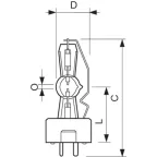 Лампа архитектурная/сценическая MSR 700 SA 1CT/4 | 928170305115 | PHILIPS