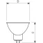 Лампа галогенная 13938XHP 50W GX5.3 22.8V 1CT/24 | 924059828302 | PHILIPS