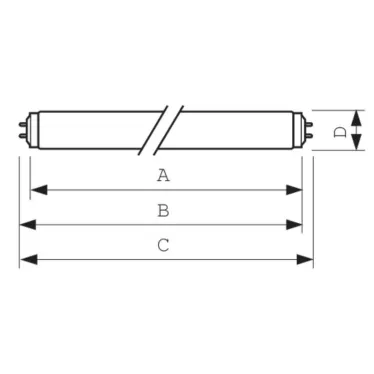 Лампа люминесцентная инсектицидная Actinic BL TL-K 40W/10-R | 928004101029 | PHILIPS