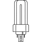 Лампа энергосберегающая КЛЛ  DULUX T/E 26W/830 PLUS GX24Q 10X1 | 4050300342306 | Osram