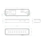 Светильник аварийного освещения светодиодный DBA-105-0-20 постоянный 30LED 5ч IP20 | Б0044398 | ЭРА