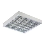                  Светильник люминесцентный накладной TL418 W EL 620x620x85мм без ламп IP20 белый | 10294 | TechnoLux
               