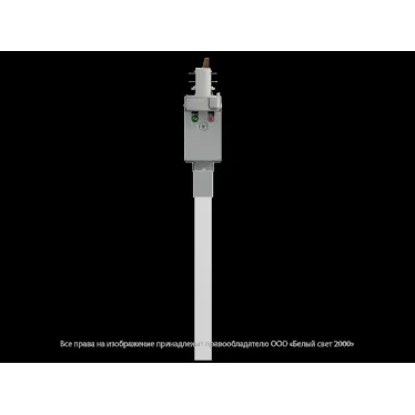 Световой указатель аварийного освещения BS-CANOE-73-S2 LED Gray | a20998 | Белый свет