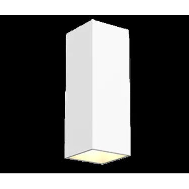 Cветильник светодиодный WL-Cube настенный10W 3000K 80х80х230 мм угол 60° IP54 RAL9010 белый муар | V1-R5-Y0513-21000-5401030 | VARTON