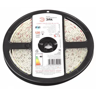 Светодиодная лента LS2835-120LED-IP65-W-eco-5м 12В