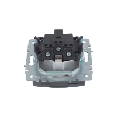BRITE Розетка с заземлением с защитными шторками и крышкой 16А IP44 РСбш10-3-44-БрМ маренго