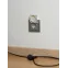 BRITE Розетка с заземлением с защитными шторками и крышкой 16А IP20 РСбш10-3-БрА алюминий