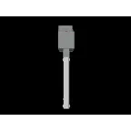 Световой указатель LED BS-NEXTRINO-73-S1-INEXI2 Gray постоянный IP40 | а15511 | Белый свет