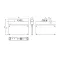 Световой указатель LED BS-NEXTRINO-73-S1-INEXI2 Gray постоянный IP40 | а15511 | Белый свет