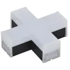 Светильник LED X-образн. 1010 12Вт 6500К 180х180мм чер. IEK