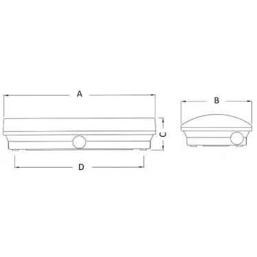 Указатель аварийный светодиодный LYRA 4223-4 LED 3,6Вт 3ч постоянный накладной IP42 | 4502000030 | Световые Технологии