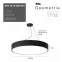 Светильник LED Geometria Ring SPO-131-B-40K-045 45Вт 4000К 4000Лм IP40 600х80 черный подвесной драйвер внутри