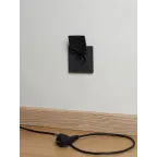 BRITE Розетка одинарная с заземлением с защитными шторками и крышкой 16А IP44 РСбш10-3-44-БрГ графит