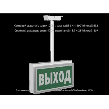 Световой указатель аварийного освещения BS-IDON-81-S1-INEXI2 | a15715 | Белый свет