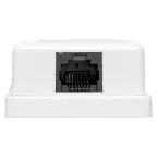 Розетка настенная TERACOM Cat.5E неэкран. 1 порт RJ-45 Dual IDC белая