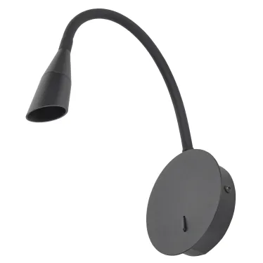 LIGHTING Светильник светодиодный 4701 настенный 3Вт 3000К IP44 черный IEK