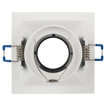 Светильник встраиваемый декоративный KL102 WH/CH MR16 GU5.3 белый хром