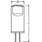 Лампа светодиодная PARATHOM PIN 0, 9W, G4, 12в LEDPPIN10 CL 0, 9W/827 12V G4 FS1 | 4058075811959 | Osram