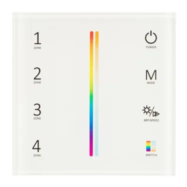 Панель Sens SMART-P55-MULTI White (3V, 4 зоны, 2.4G) | 028309 | Arlight
