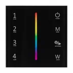 Панель Sens SMART-P30-RGBW Black (230V, 4 зоны, 2.4G) | 027104 | Arlight
