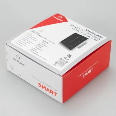 Панель Sens SMART-P17-DIM Black (230V, 4 зоны, 2.4G) | 028129 | Arlight