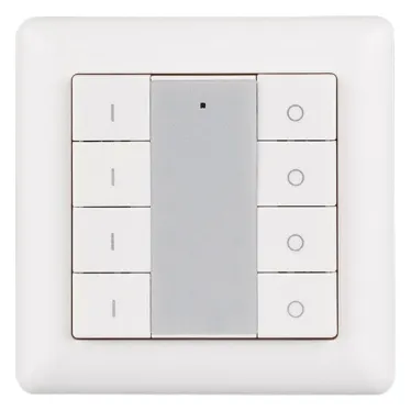 Панель Knob SR-2853K8-RF-UP White (3V, DIM, 4 зоны) | 021460 | Arlight