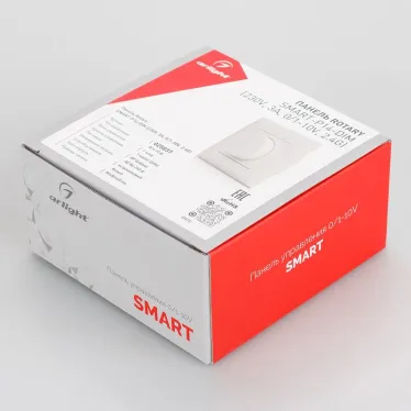 Панель SMART-P14-DIM-IN White (230V, 3A, 0-10V, Rotary, 2.4G) | 025037 | Arlight