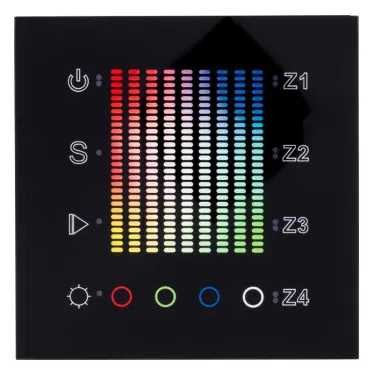 Панель SR-2300TP-IN Black (DALI, RGBW) | 020239 | Arlight