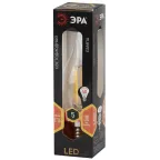 Лампа светодиодная F-LED BXS-5W-827-E14 (филамент, свеча на ветру, 5Вт, тепл, E14) | Б0043436 | ЭРА