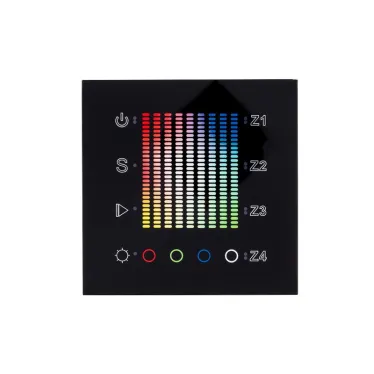 Панель Sens SR-2831AC-RF-IN Black (220V,RGB,4зоны) | 020585 | Arlight
