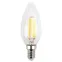 Лампа светодиодная F-LED B35-5W-827-E14 (филамент, свеча, 5Вт, тепл, E14) | Б0043435 | ЭРА