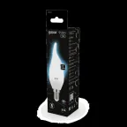 Лампа светодиодная Black LED Свеча на ветру E14 9.5W 950lm 4100K | 104101210 | Gauss
