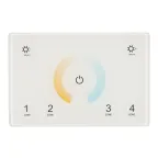 Панель Sens SMART-P81-MIX White (230V, 4 зоны, 2.4G) (Arlight, IP20 Пластик, 5 лет) | 028400 | Arlight