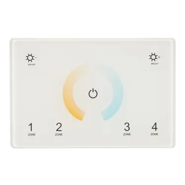 Панель Sens SMART-P81-MIX White (230V, 4 зоны, 2.4G) (Arlight, IP20 Пластик, 5 лет) | 028400 | Arlight