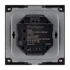 Панель SMART-P1-DIM-G-IN Black (3V, Rotary, 2.4G) (Arlight, IP20 Пластик, 5 лет) | 033753 | Arlight