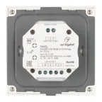 Панель SMART-P8-RGB-G-IN White (12-24V, 3x4A, Rotary, 2.4G) (Arlight, IP20 Пластик, 5 лет) | 033764 | Arlight