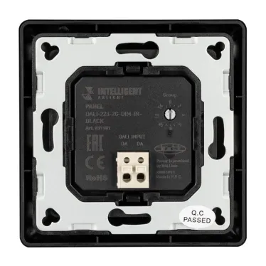 INTELLIGENT ARLIGHT Панель DALI-223-2G-DIM-IN-BLACK (BUS) (INTELLIGENT ARLIGHT, -) | 031101 | Arlight