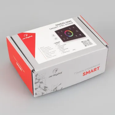 Панель Sens SMART-P85-RGBW Black (230V, 4 зоны, 2.4G) (Arlight, IP20 Пластик, 5 лет) | 028405 | Arlight