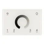 Панель Sens SMART-P79-DIM White (230V, 4 зоны, 2.4G) (Arlight, IP20 Пластик, 5 лет) | 028398 | Arlight